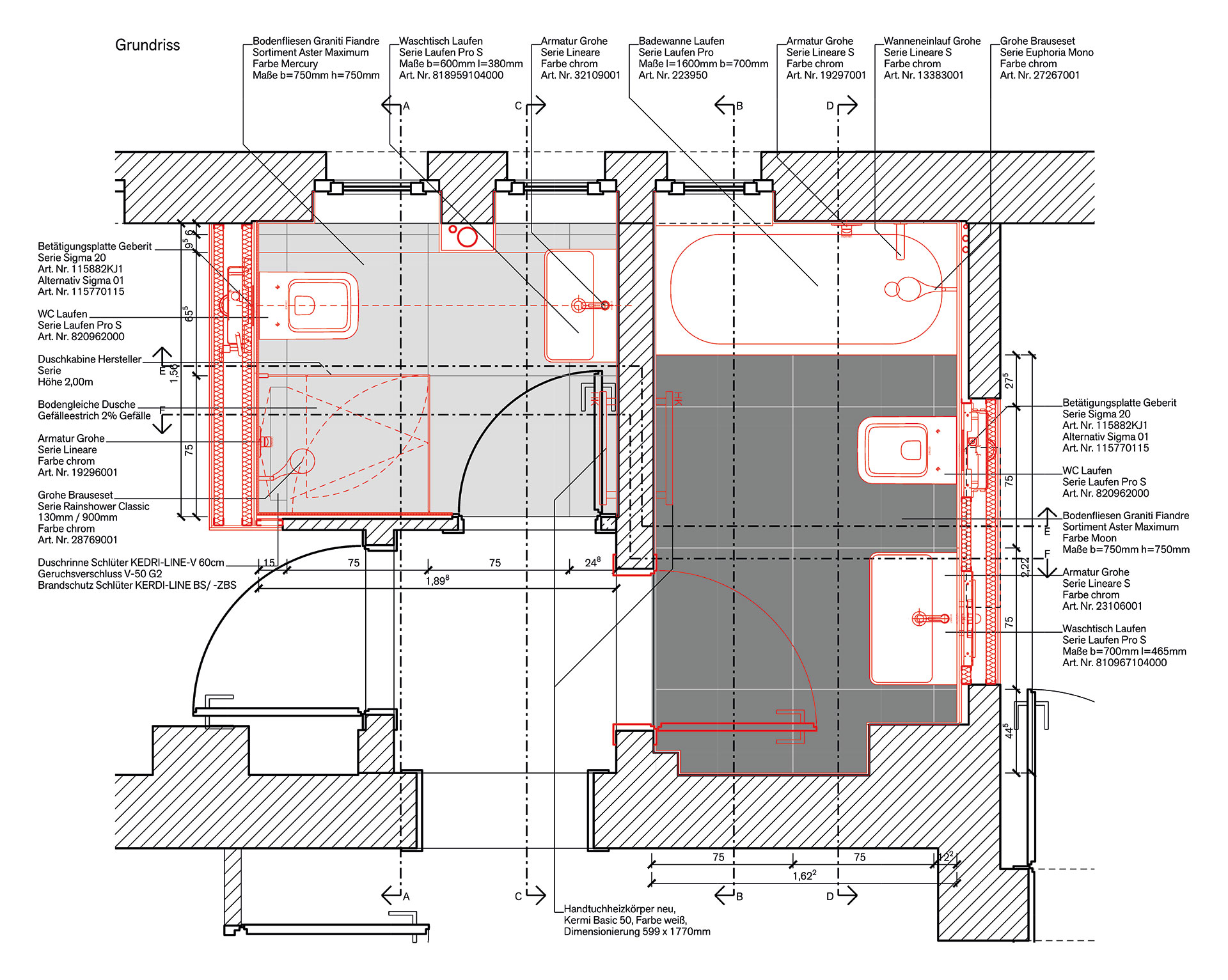 Modernisierung einer Altbauwohnung - Berthold Scharrer Architektur